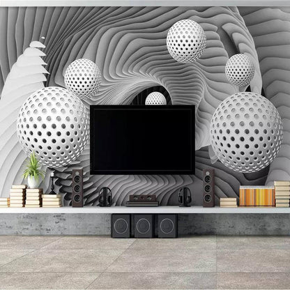 Ball Space Mural Wallpaper - NOFRAN