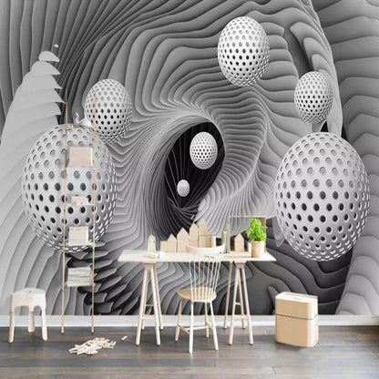 Ball Space Mural Wallpaper - NOFRAN