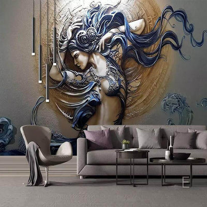 Fashion Art Beauty Mural Wallpaper - NOFRAN