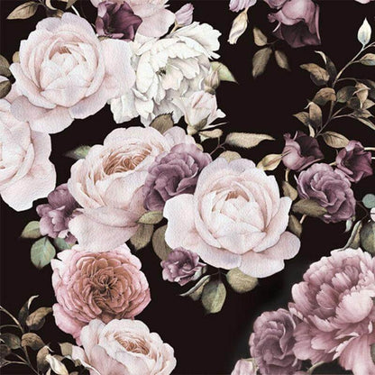 Floral Mural Wallpaper, Roses - NOFRAN