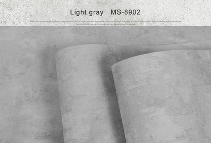 Solid Grey Cement Mural Wallpaper - NOFRAN