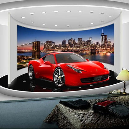 Sports Car Mural Wallpaper - NOFRAN