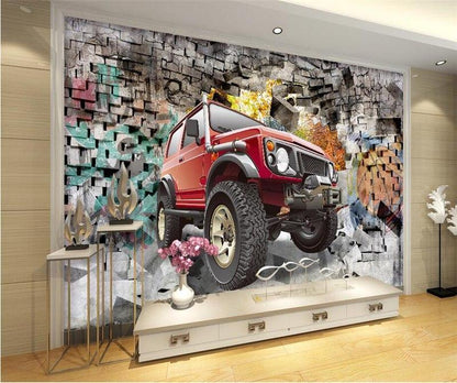 Truck Mural Wallpaper - NOFRAN