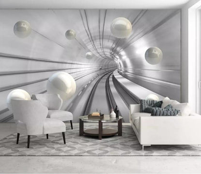 Tunnel Mural Wallpaper - NOFRAN